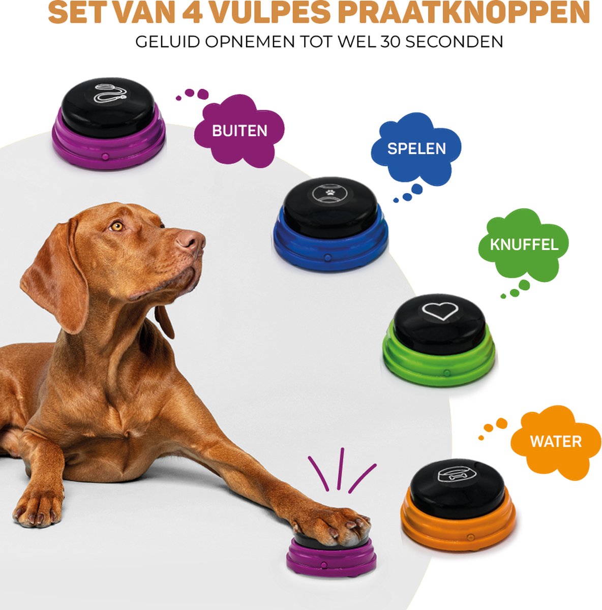Vulpes Pets PRO Praatknop