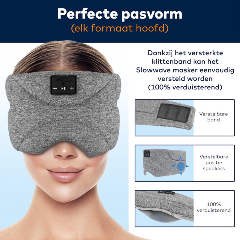 Slowwave Bluetooth Slaapmasker Slowwave Bluetooth Slaapmasker