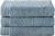 De Witte Lietaer Imagine Badhanddoeken – 50×100 cm – Blauw/Grijs – Set van 3