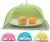 Vliegenkapjes opvouwbaar 4 stuks – vier kleuren – 30 x 30 cm | Flystopper